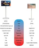 32 polegadas Android 12 Stand By Me Touch Screen Android TV com bateria WIFI