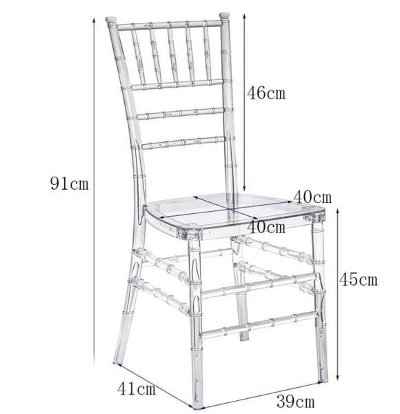 Clear Dining Chairs Crystal Transparent Seat, Modern Dining Chairs, Side Chairs for Wedding Party Event Reception