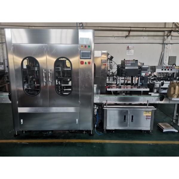Машина упаковки крышки бутылки завалки масла тормоза 4000BPH