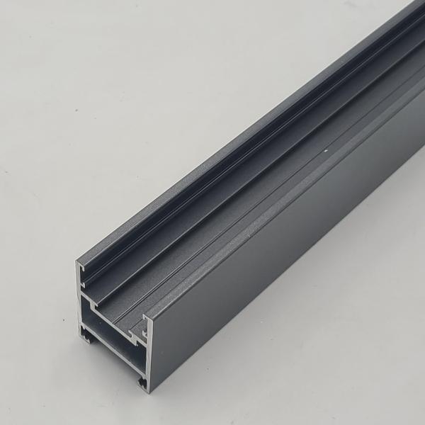 Silver Electrophoresis Aluminium Channel Profiles For Advertising / Exhibition