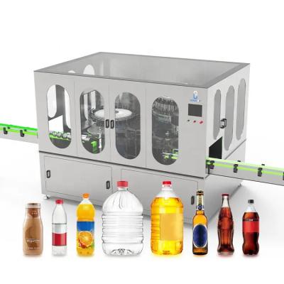 Máquina de enchimento de garrafas de vinho de champanhe e de refrigerante Máquina de lavagem de enchimento de tampa 3 em 1