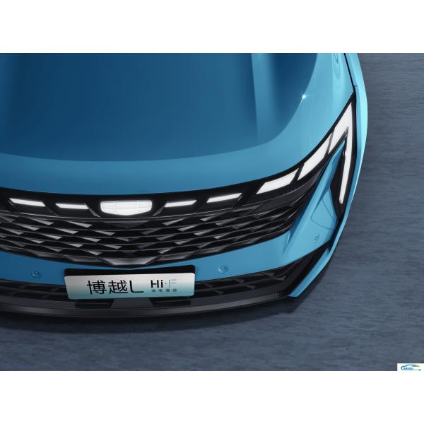 Discover the Gas-Electric Hybrid Boyue L Compact Car by Geely with Dark Interior Color