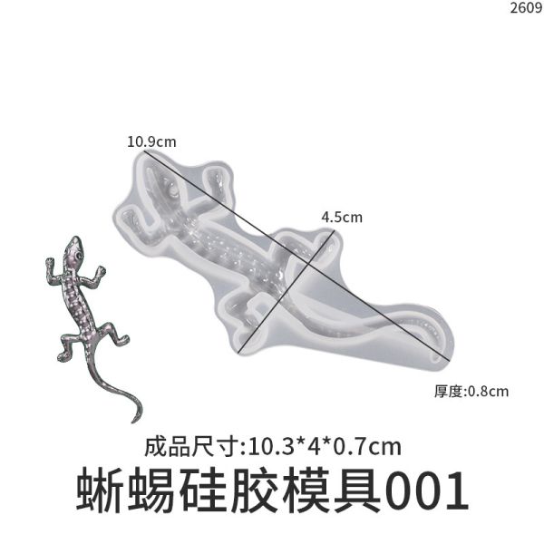 DIY dropper lizard ant spider scorpion centipede cockroach fly ant fly keychain silicone mold