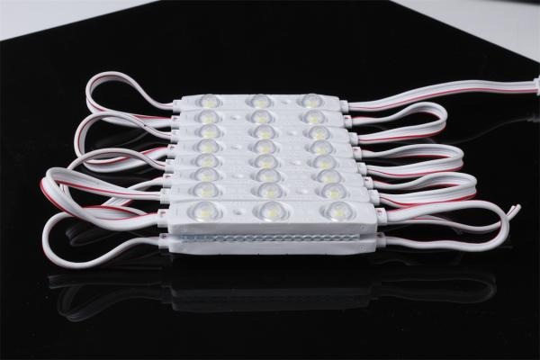 Miracle Bean Lentille d'injection super brillante DC12V 1w 80LM Blanc étanche IP67 2835 Module LED de boîte de publicité