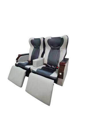 High Density Cushion Luxury Coach Seats , Deluxe Bus Seats Strong Steel Frame Structure