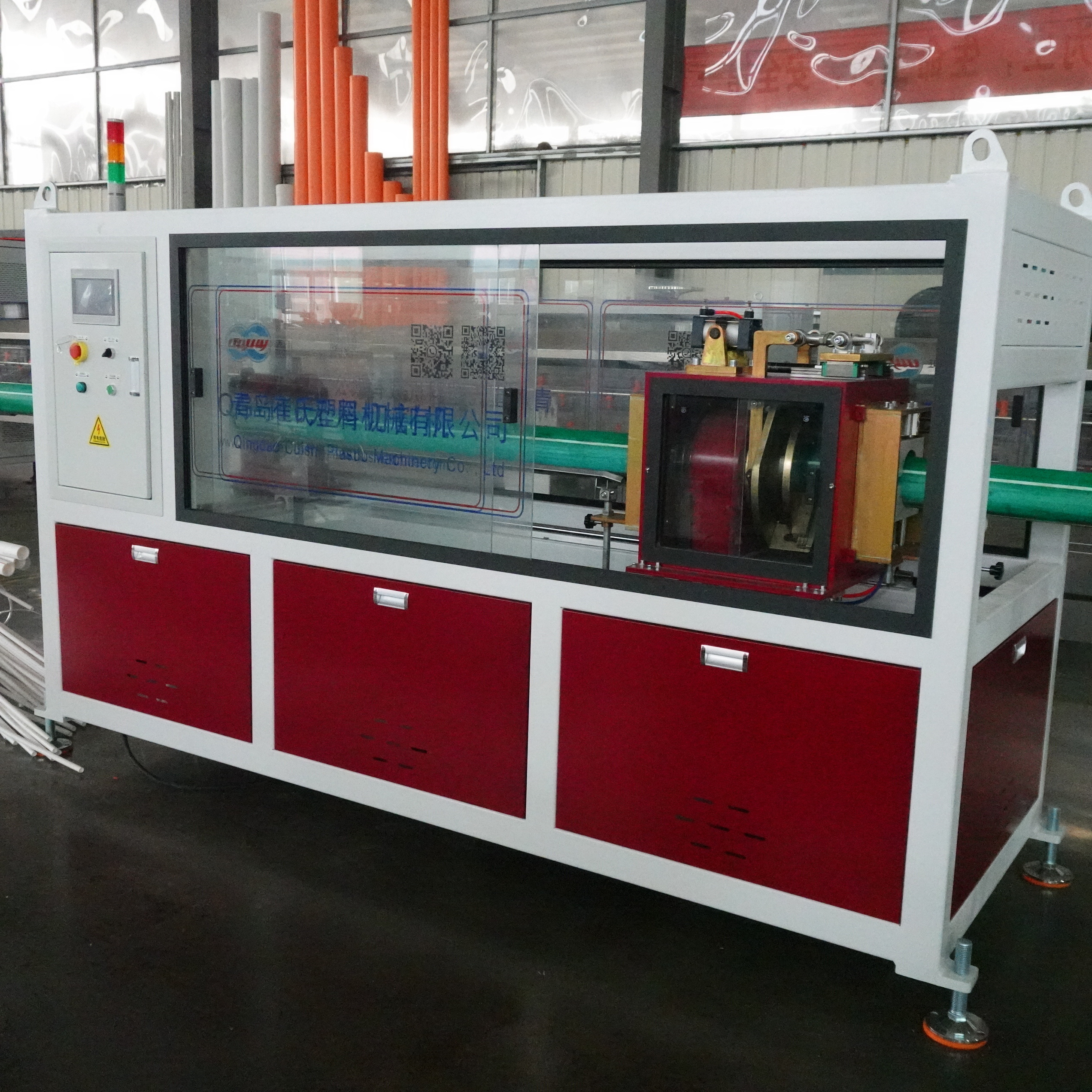 PPR PPH Three Layer Co-Extrusion Water Supply Pipe Production Line Plastic Pipe Extrusion Making Machine with Single Screw Extruder