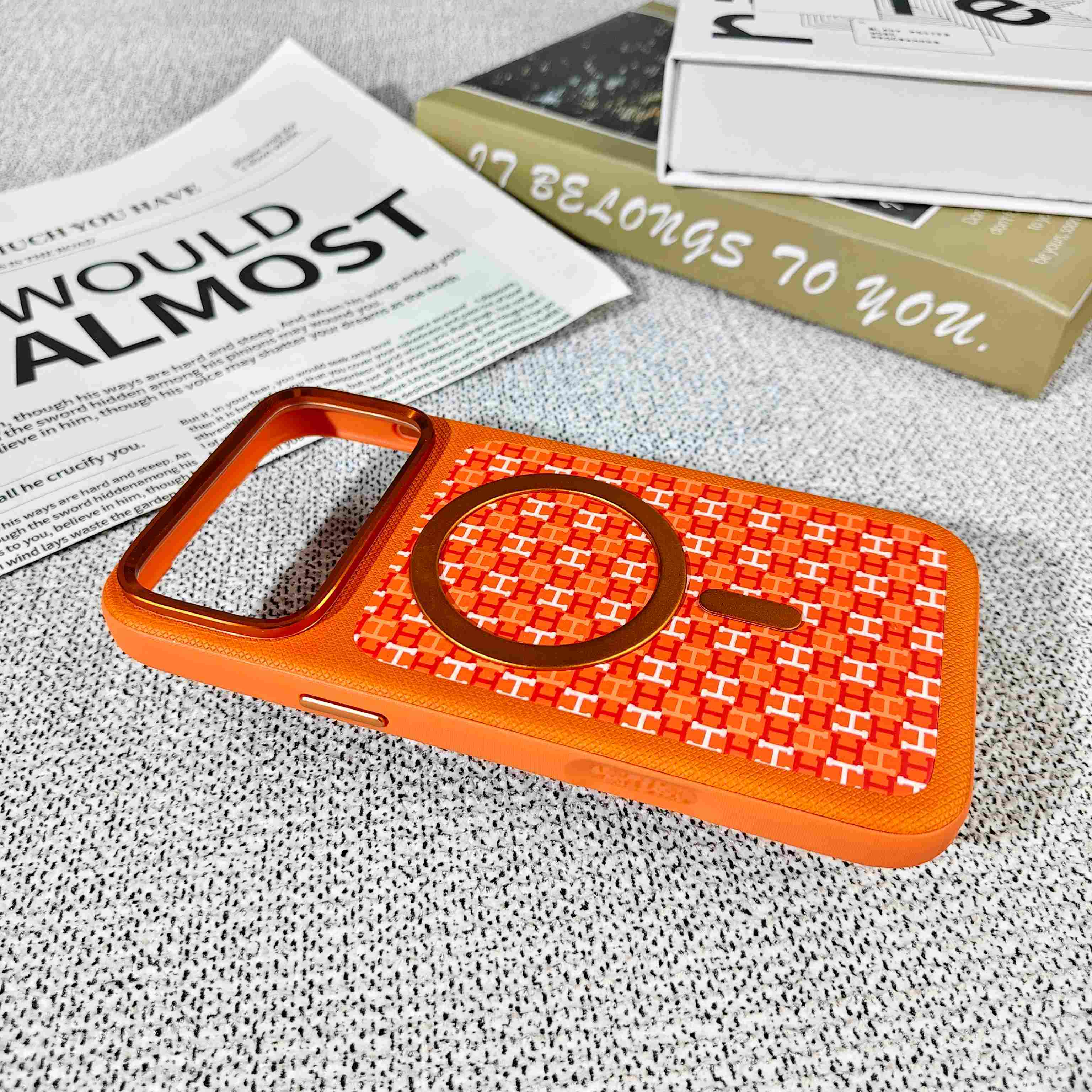 Leather And Wood Hybrid Phone Case