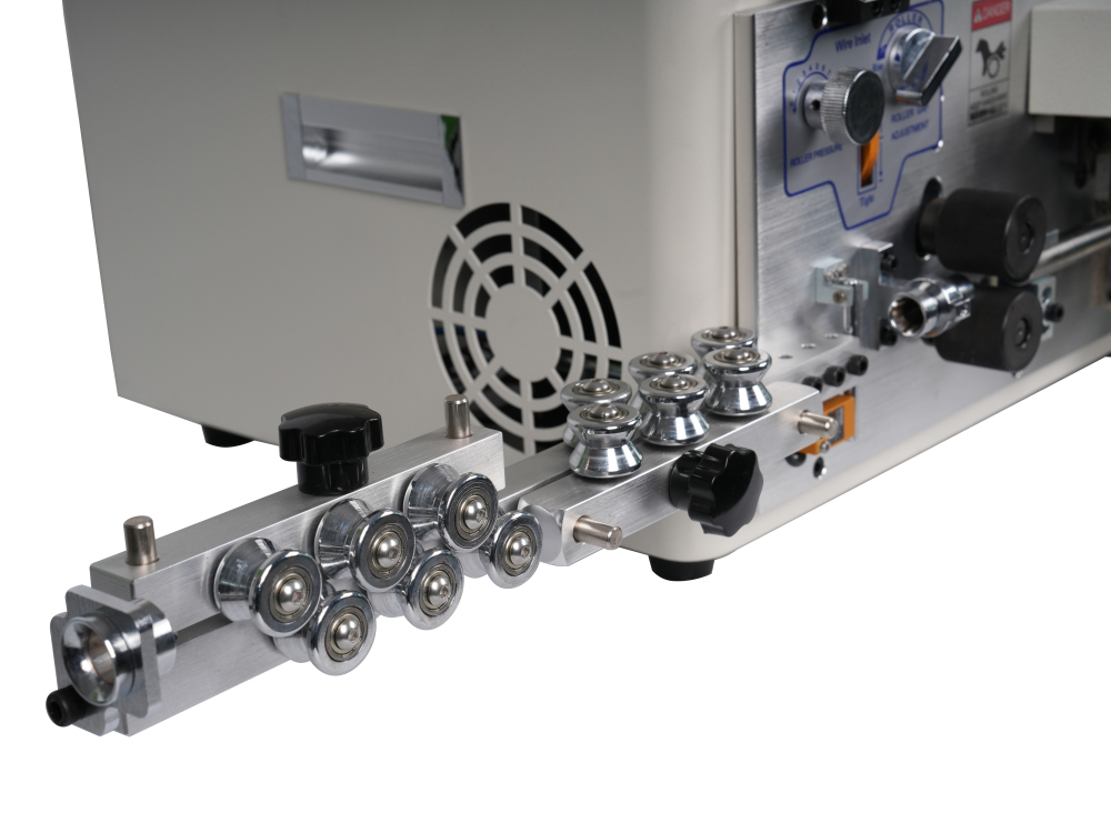 Industrial Automatic Wire Stripper Machine White Metal Wire Stripper Machines
