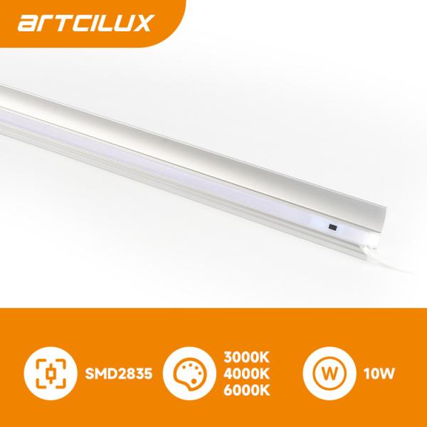 Capteur de tremblement de main Commutateur LED Profil d'aluminium Lumière de côté luminescence pour armoire