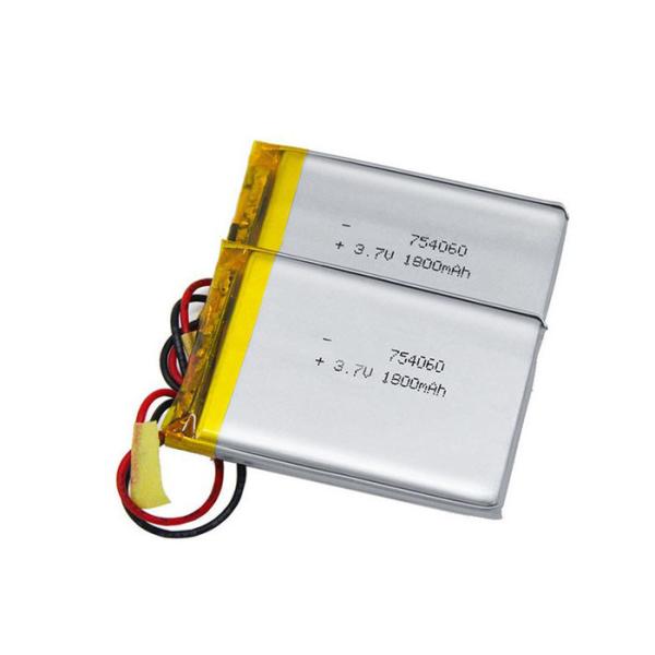 754060 3.7 V Lithium Polymer Battery 1800mAh Lipo Battery Single Cell with PCM
