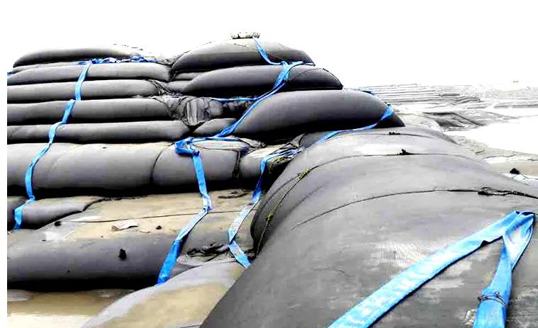 фильтр Geotube контейнера сумок шуги отработанной воды 500gsm-100gsm Dewatering