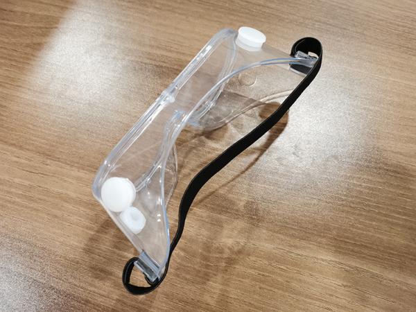 Adult Eye Protection Goggles , Clear Safety Glasses With PVC + PC Lens