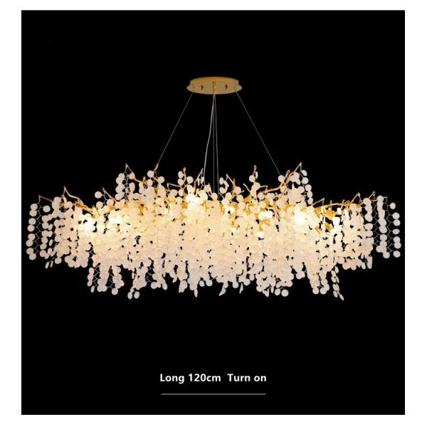 Nordic Ceiling Crystal Chandelier Gold Luxury Pendant Light  （WH-AP-672）