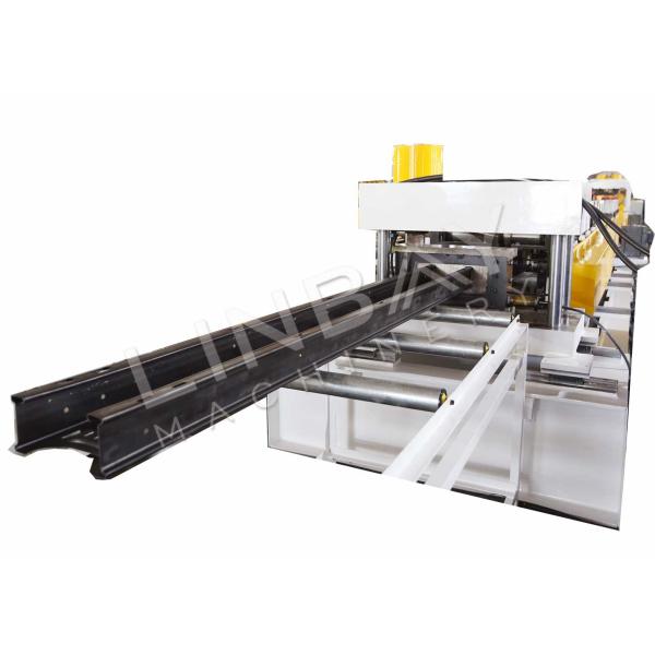 IOS9001 Cable Tray Roll Forming Machine Automatic Hydraulic Punch Cast Iron Structure