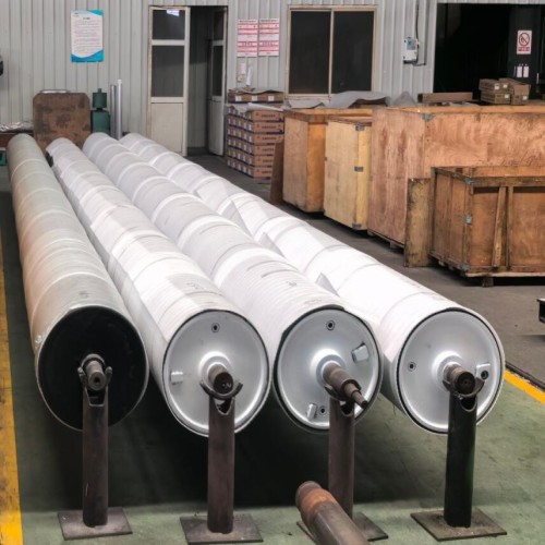 Corona Treater Rubber Nip Roller Industrial Rubber Roller For BOPP BOPET Line