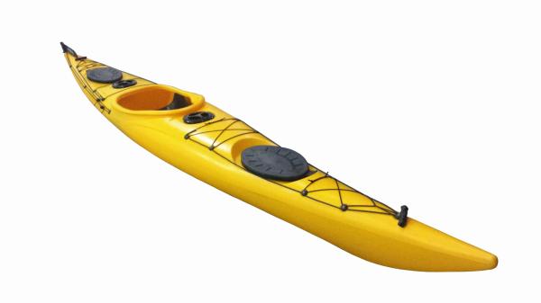 Fast Speed Sit In Fishing Kayak , Light Weight Sit In Angler Kayak With Elastic Cord