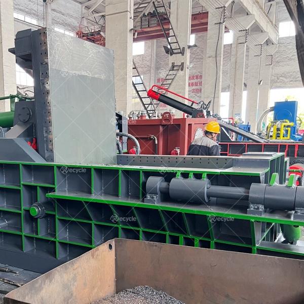 Baler de sucata de metal hidráulico durável para baler de arame de aço na loja de materiais de construção