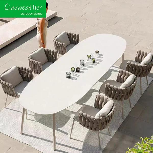 Customized Metal Garden Set Most Popular Professional and Stylish Outdoor Furniture Chair Set with Waterproof