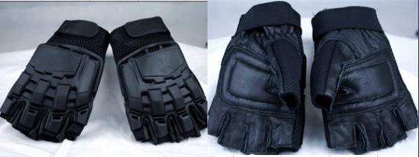 Airsoft Paintball Military Combat Gloves , Half Finger Workout Gloves Breathable