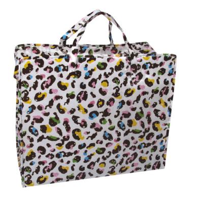 Large Camouflage Foldable Shopping Bag PP Woven Personalized Grocery Bags