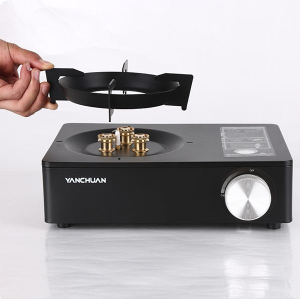Wholesale Outdoor Camping Kitchen Portable One burner Gas Stove Hot Pot Barbecue Household Cassette Butane Gas Furnace