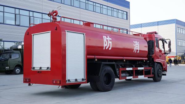 Auto SCS Dongfeng Firefighter Rescue Truck Chassis 4x2 Water Curtain Fire Sprinkler