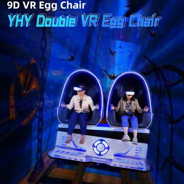 игры стула яйца VR имитатора русских горок 220V VR двойные для парка атракционов