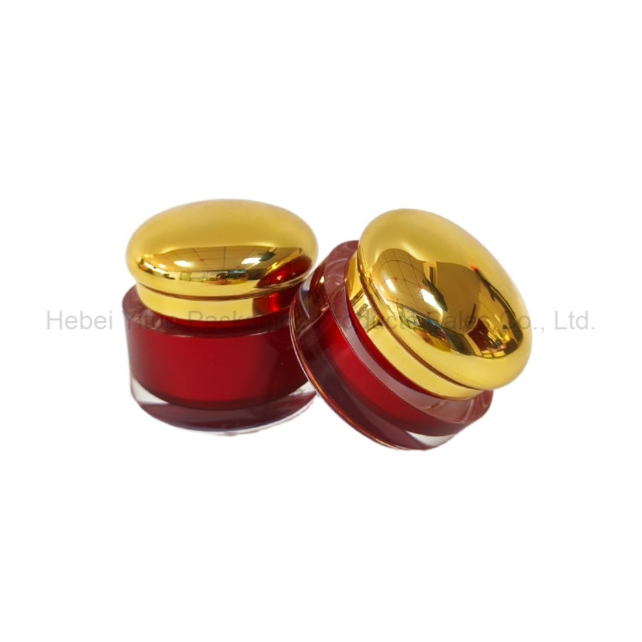 Customized Cosmetic Cream Jar Featuring Plastic Body Material and Pump Lid Ensuring Secure Packaging for Beauty Products