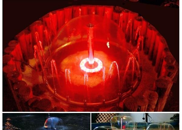 DN25 Water Mushroom Fountain Nozzle Jet 1.5psi Pressure