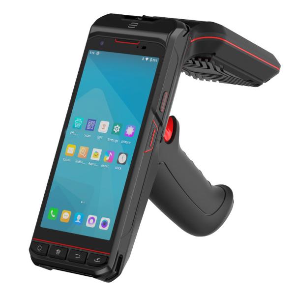 Mobile UHF Handheld Reader Android 13 RFID Reader Handheld 5.5 Inch