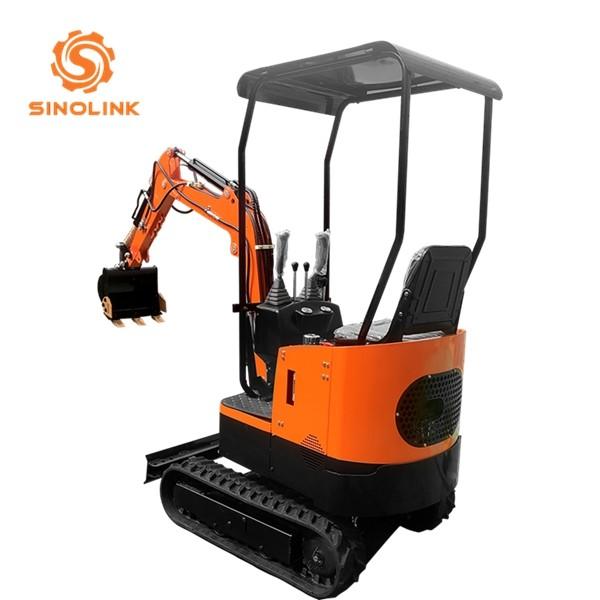 1 Ton Mini Tracked Excavator Hoe Crawler Loader Garden Farm Machine CE