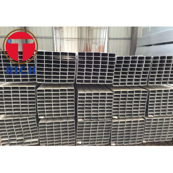 Black Hollow Section Welded Steel Pipe Rectangular Cold Rolled