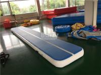 Estera modificada para requisitos particulares del aire de la gimnasia del tamaño, pista inflable de la caída del aire para las actividades del deporte