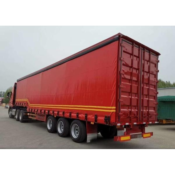 Curtain Side Truck Semi Trailer Sliding Curtain Container Box Truck Fast loading and unloading
