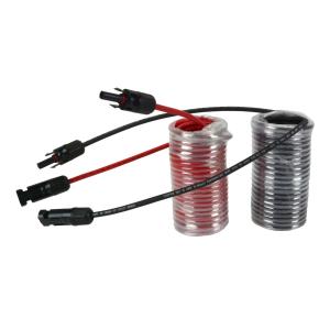 Кабель Дк солнечный ПВ залуживал медного проводника двойник изолировал 4мм для панелей солнечных батарей