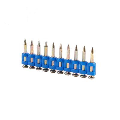 High Strength Zinc Concrete Coated Nails With Colored Washer 2.7mm / 3.0mm Shank Dia.