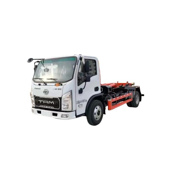 4*2 Lift Hook Swing Arm Garbage Transport Compactor Truck in 5620mm*2100mm*2300mm Dimensions