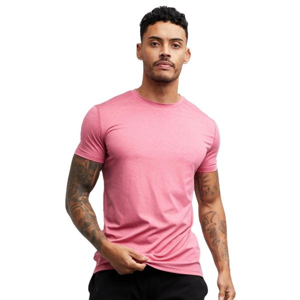 Os homens do verão ajustaram o terno que da aptidão a camisa curto da luva T fez malha a tecelagem
