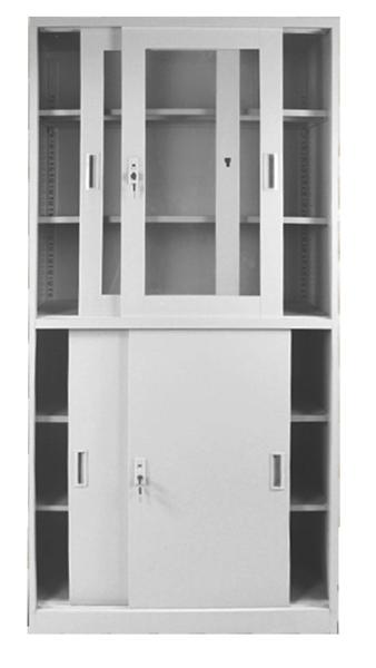 Glass Sliding Door Small CBM Steel Filing Cabinet