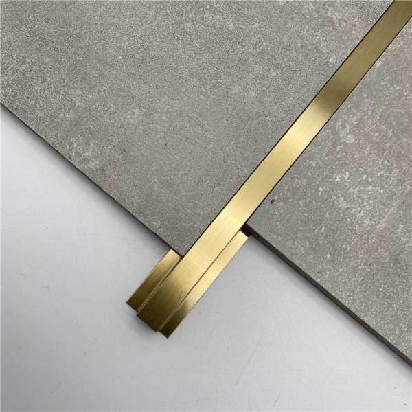 Cheap Price Hot Sale Sustainable Stocked Black Stainless Steel Tile Trim Profiles