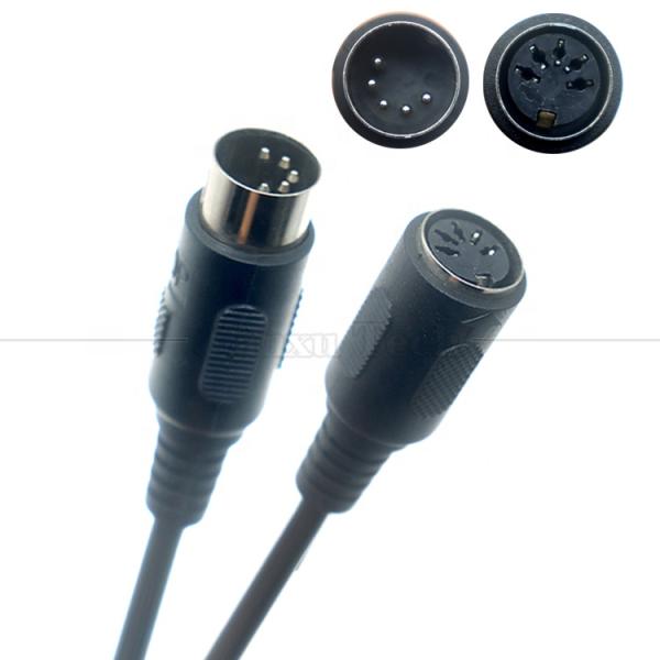High Quality 1M 3M 5M Male to Female MIDI 5 PIN DIN Extension Cable for Audio Keyboard Guitar
