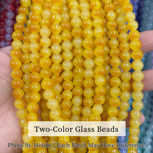 Wholesale Single Pure Color Loose Glass Beads Multicolor 8mm Round Beads for DIY Jewelry Making Necklace