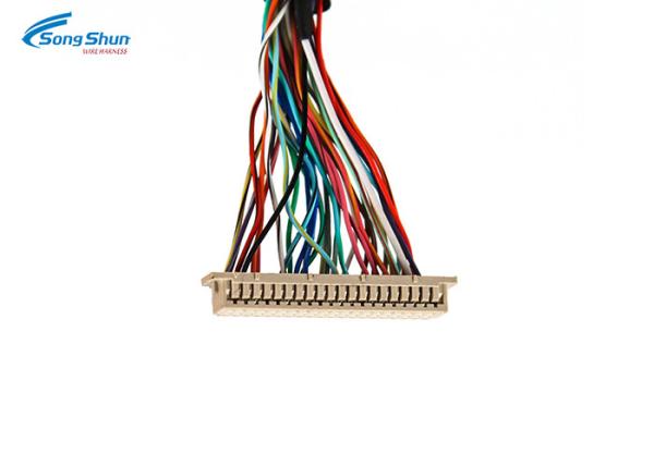 7/0.127mm Conductor LVDS Cable 40 Pin Communications Systems OEM Accepted