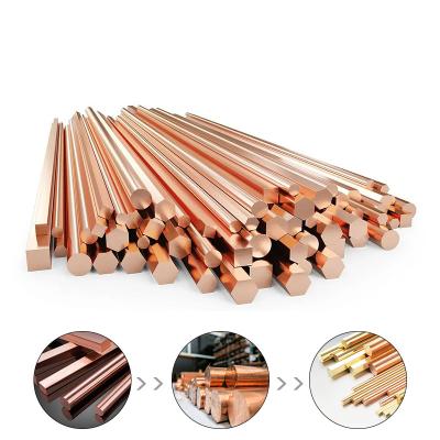 High Purity Cathode Solid Copper Round Bar Erosion Resistant for Construction