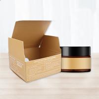 Emballage personnalisé en relief écologique pour les produits de soins de la peau lotion crème boîte à papier d'impression obtenir des emballages personnalisés fabriqués