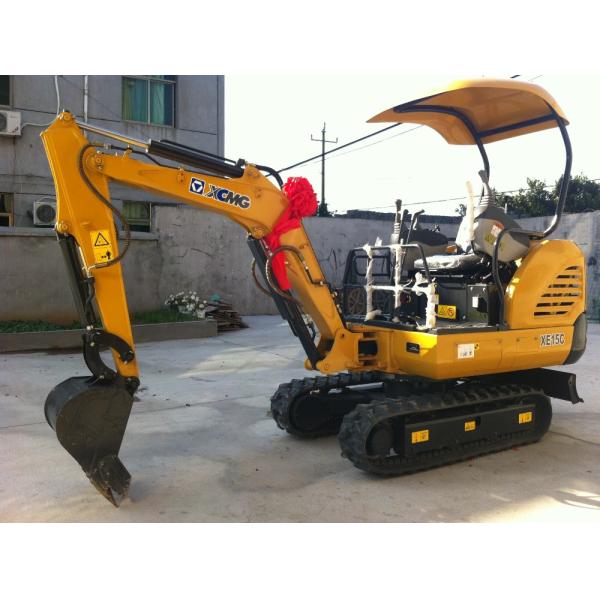 Construction 6ton Mini Wheel Excavator Bucket Capacity 0.044CBM Pilot Control hot selling