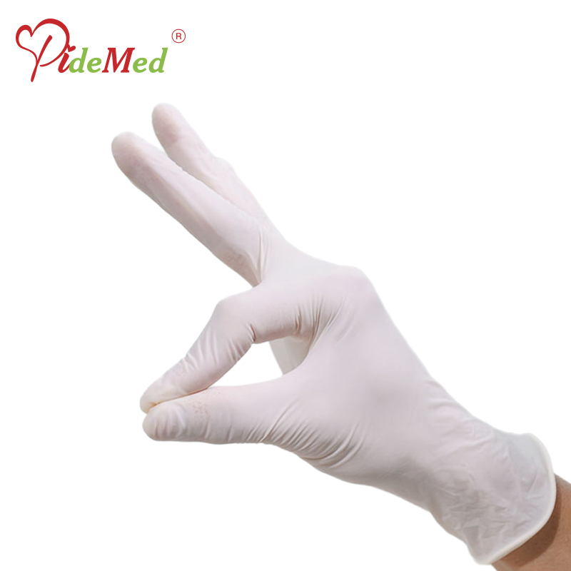Size S M L XL Powder Free Latex Gloves 3 Mil - 5 Mil Medical Grade Latex Gloves