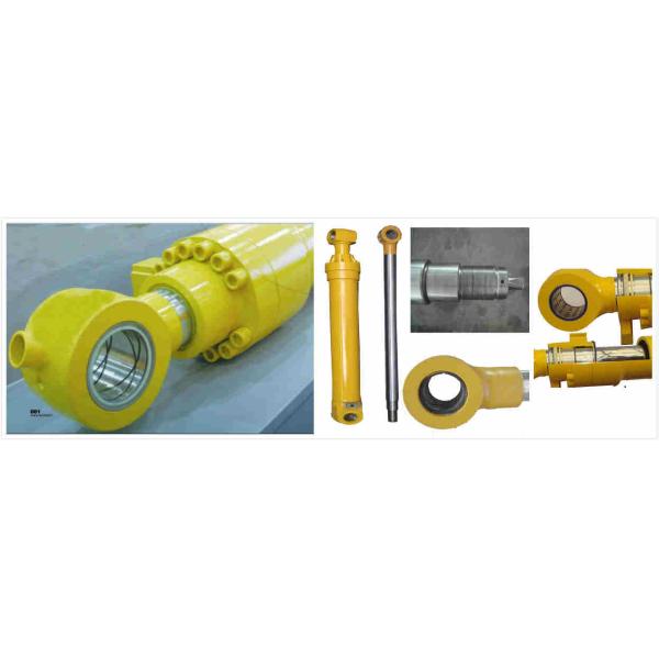 Diámetro interior grande del reborde de la acción del movimiento largo doble industrial del cilindro hidráulico para el excavador