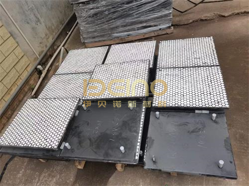Hot Vulcanization Alumina Ceramic Tile Wear Liners No Sticking
