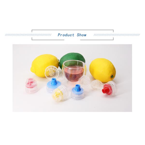 ISO Silicone Valve Plastic Cap K907-2 Multicolor Alkali Resistant